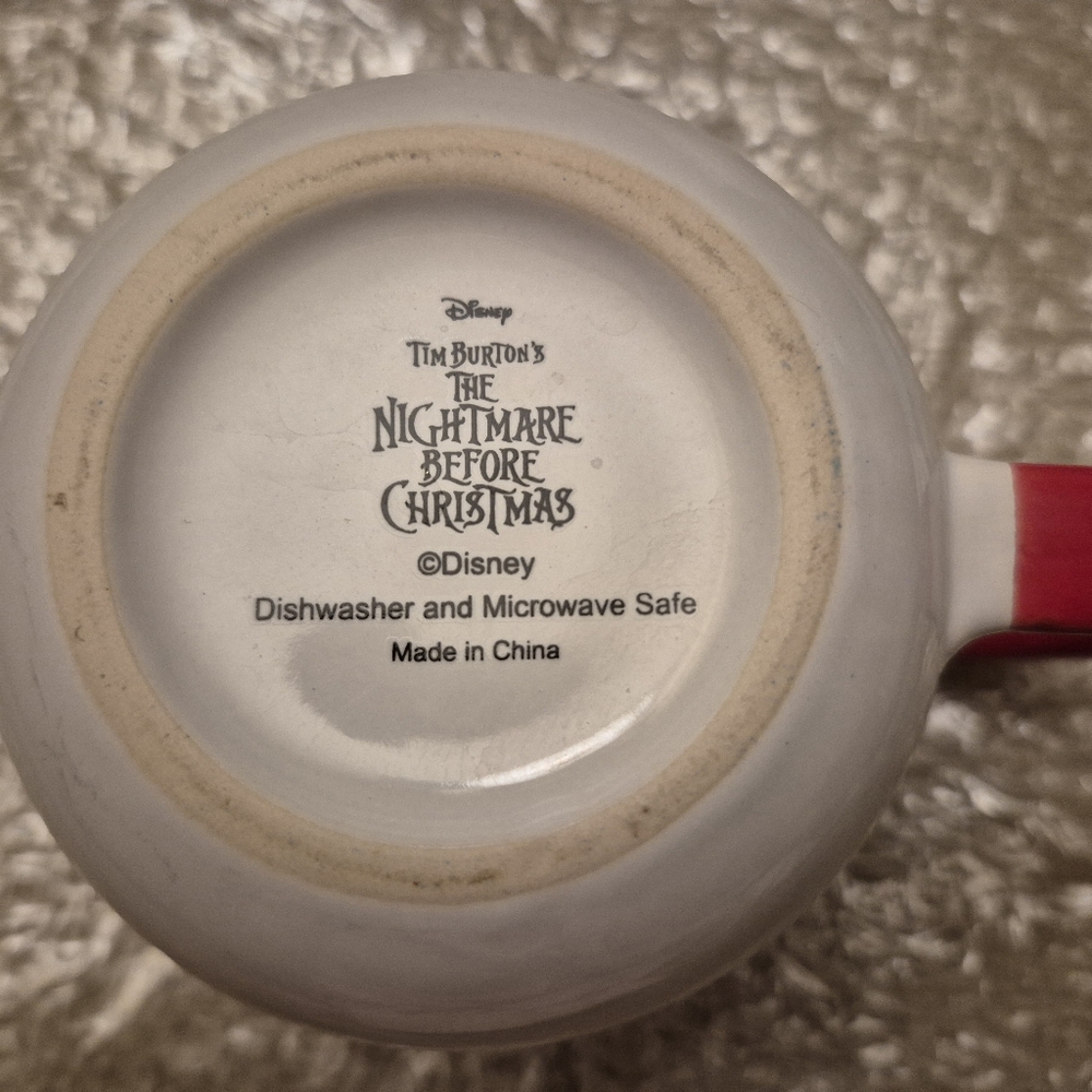 Disney Nightmare Before Christmas Mug - White and Red - Picture 5 of 6